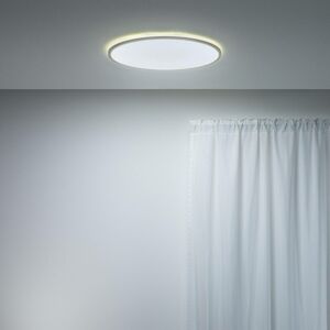 WiZ SuperSlim stropné LED svetlo CCT Ø 55 cm biela