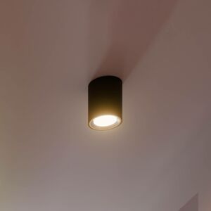 LED stropné bodové svetlá Landon Smart čierna 14cm