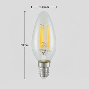 LED žiarovka filament E14 4W 827 3-stepdim 2 ks