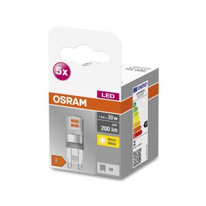 OSRAM Base PIN LED s kolíkom G9 1,9 W 2 700 K 5 ks
