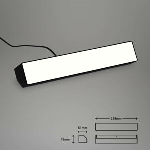 LED wallwasher Muro S, CCT RGB stmievateľné čierna