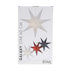 Dekoračná hviezda Galaxy z papiera, biela Ø 60 cm
