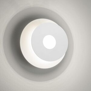Nástenné LED svetlo Hennes, Ø 18 cm, biela
