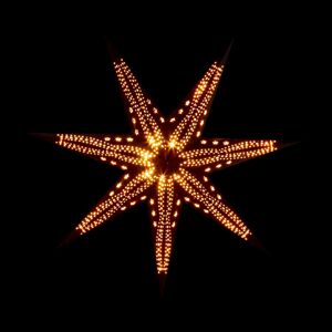 Sterntaler zamatová papierová hviezda Ø75cm čierna