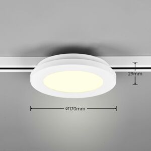 Stropné LED svetlo Camillus DUOline, Ø 17 cm biela