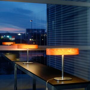 LZF I-Club stolová LED lampa, stmievač, čerešňa
