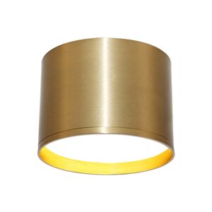 Lindby Nivoria LED bodové svetlá, Ø 12 cm, zlatá