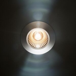 LED stropný bod Diled, Ø 6,7 cm, Dim-To-Warm, oceľ