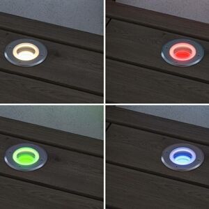 Paulmann LED vstavané podlahové svietidlo Podlahové, kruhové, RGBW, zigbee