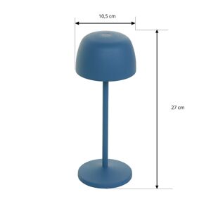 Nabíjateľná stolová lampa Lindby Arietty LED, žltá/modrá/ružová sada 3 ks