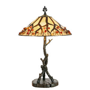 Artistar Stolná lampa Jordis v štýle Tiffany