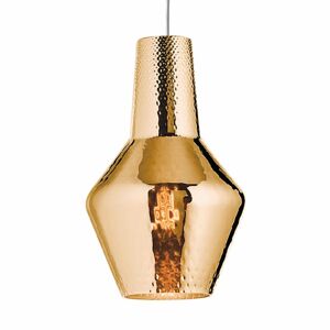 Ailati Závesná lampa Romeo 130 cm staro-zlatá metalická