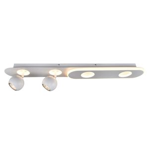 Stropné LED svietidlo Irelia, 4-plameňové, biela