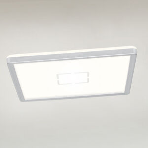 Stropné LED svietidlo Free, 29 x 29 cm, striebro