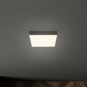 Stropné LED svietidlo Flame, 15,7 x 15,7 cm čierna