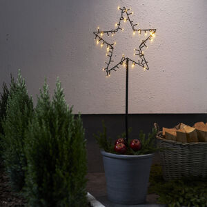 LED dekoračná hviezda Spiky, na batérie