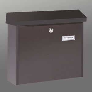 Jednoduchá poštová schránka AMSTERDAM hnedá