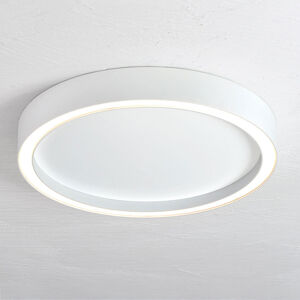 Bopp Aura stropné LED svietidlo Ø 30cm biele/biele