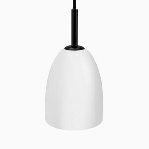 Dyberg Larsen Jazz závesná lampa opál/čierna 12 cm