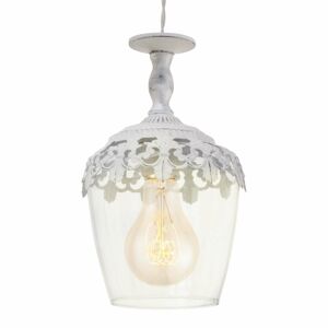 Florinia – biela patinovaná závesná lampa