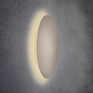 Escale Blade nástenné LED svietidlo taupe, Ø 79 cm