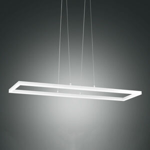 Závesné LED svietidlo Bard 92 x 32 cm v bielej