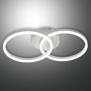Stropné LED svietidlo Giotto, 2-plameňové, biele