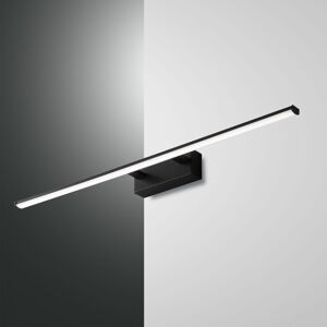 LED nástenná lampa Nala, čierna, Š 75 cm