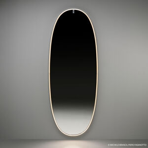 FLOSLaPlusBelle LED nástenné zrkadlo leštené zlato