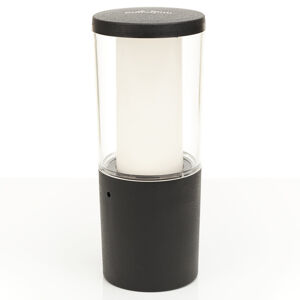 LED stĺpiková lampa Carlo čierna 3,5 W CCT V 25 cm