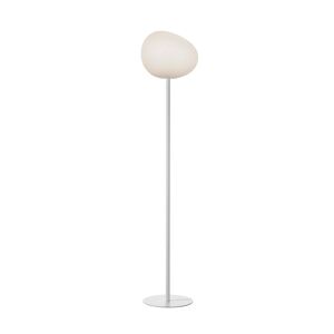 Foscarini Gregg media stojaca lampa, 151 cm, biela