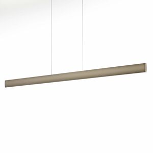 Závesné LED svietidlo Runa, bronz, dĺžka 132 cm