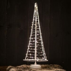 Strom Santa's Tree, strieborný drôt výška 51 cm