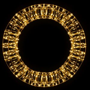 Vianočný LED veniec, zlatá, 600 diód LED, Ø 40 cm