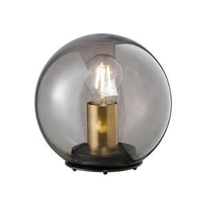 Stolná lampa Dini s guľovým tienidlom zo skla 20cm