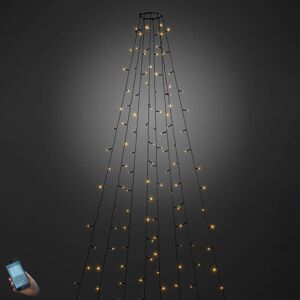 Aplikáciou ovládaný vianočný LED stromček von 400p