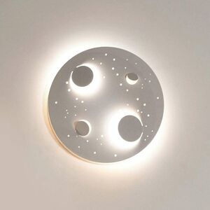 Knikerboker Buchi nástenné LED svetlo Ø 40cm biele