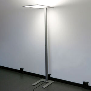 Stojaca LED lampa LEAS, 203 cm, titán, snímač