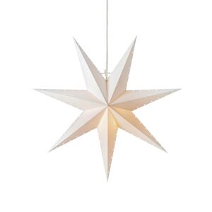 Dekoračná hviezda Lively, visiaca, biela, Ø 45 cm
