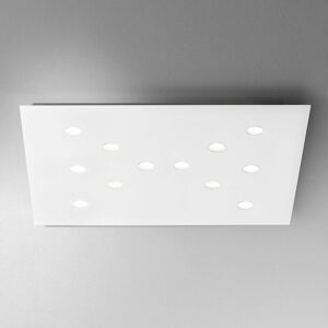 ICONE Slim ploché stropné LED svietidlo 12pl biele