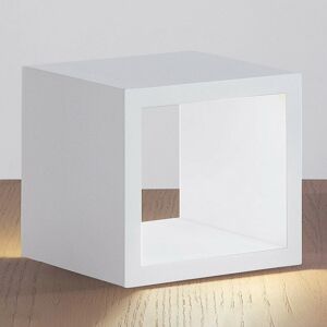 ICONE Cubò – stolná LED lampa, biela
