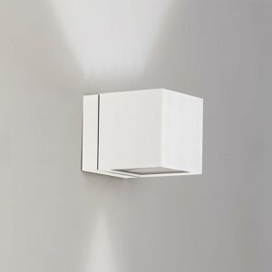Milan Dau nástenné svetlo tvar kocky up-down biele