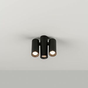 Milan Haul stropné LED svietidlo 3-pl., čierna