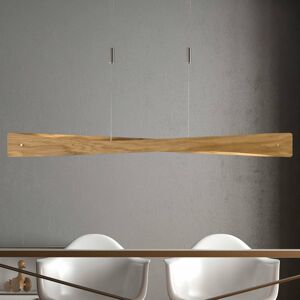 Lucande Lucande Lian závesné LED svietidlo, dubové drevo