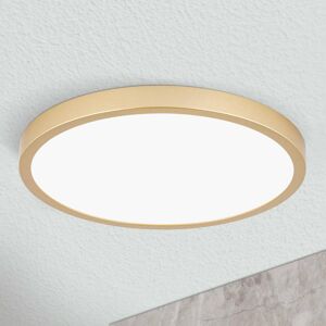 Stropné LED svietidlo Vika, okrúhle, zlatá, Ø 30cm