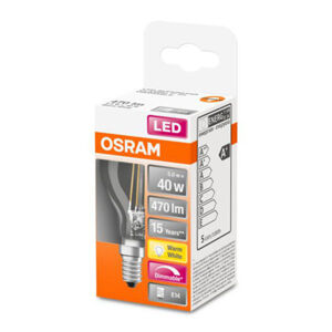 Kvapková LED žiarovka E14 4,8W filamentová stmieva
