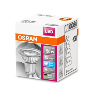 OSRAM LED reflektor GU10 4,3W univerzálna 120°
