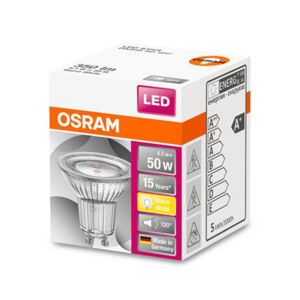 OSRAM LED reflektor Star GU10 4,3W teplá, 120°