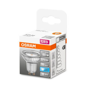 OSRAM LED reflektor GU10 6,9W, univerzálna, 120°
