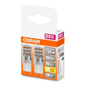 OSRAM kolíková LED G9 1,9W 2.700K číra balenie 2ks